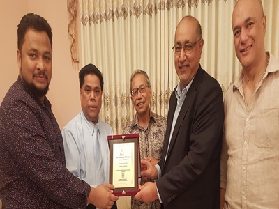 Dr. Kamrul and Chairman ATN Bangla
